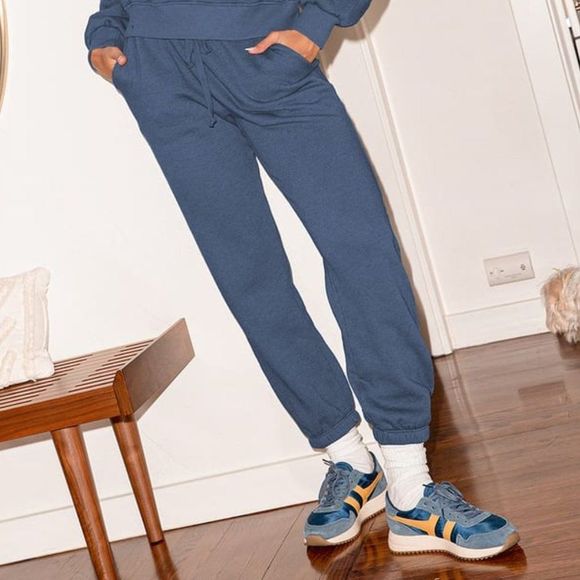 Lulus Pants - LULUS Boat House Denim Blue High Waist Sweatpants Joggers Size XSmall